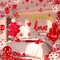 110PCS Valentine's Day Balloons with 1000 Pcs Silk Rose (Red) 12 x 10 x 0.5 inches